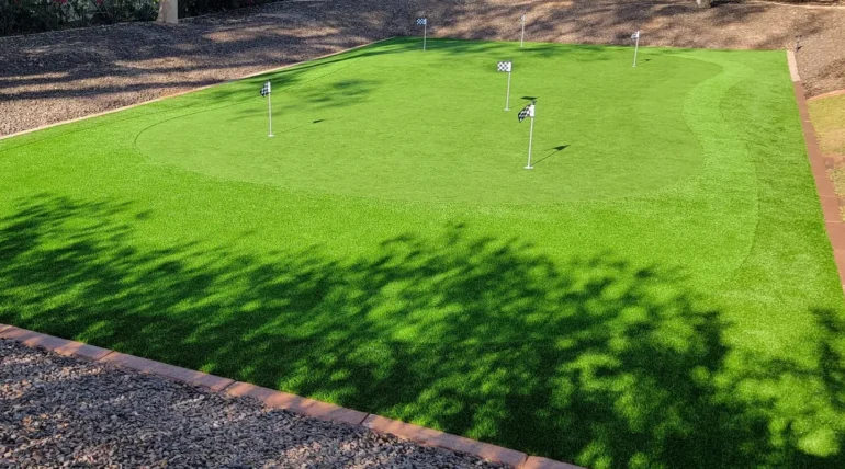 Gilbert, AZ putting greens installed