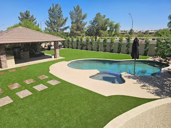artificial grass installation in mesa az service area for desert grass and greens