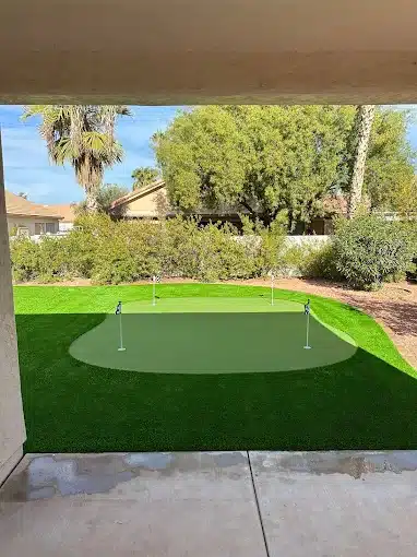 putting greens backyard in arizona